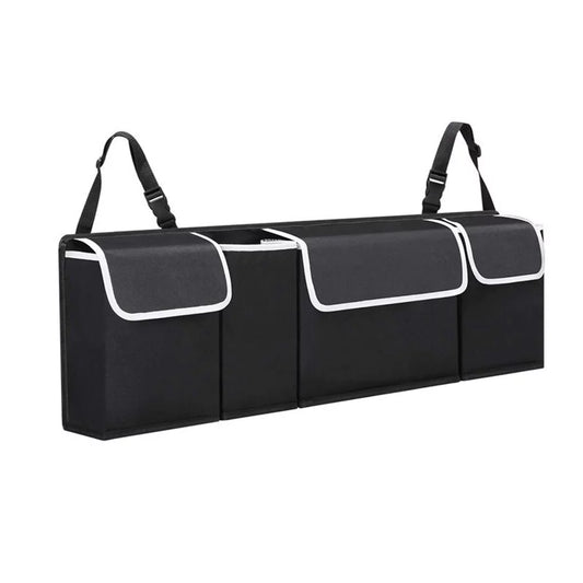TureClos Foldable Auto Seat Back Organizer Oxford Waterproof Collapsible Truck Storage Bag Multi Hanging Pocket