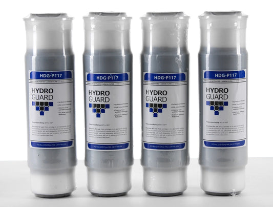 (4 Pack) Cuno Aqua-Pure AP117 Replacement Compatible HDG-P117 Universal GAC Water Filter Cartridge