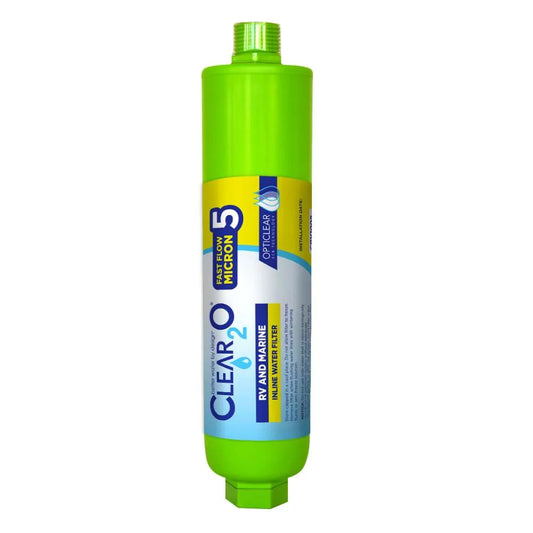CLEAR2O RV AND MARINE INLINE WATER FILTER - CRV1005 - FIVE MICRON