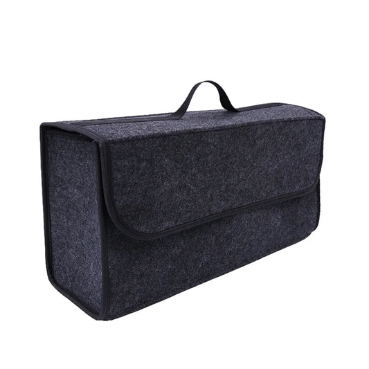 Car Soft Storage Box Trunk Bag Travel Storage Organizer Holder Car Accessories Deep Grey