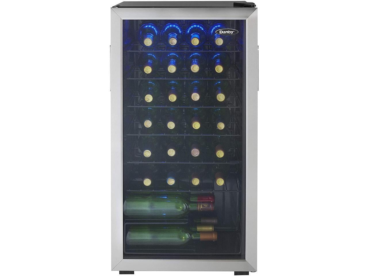 Danby 36 Bottle Free-Standing Wine Cooler in Stainless