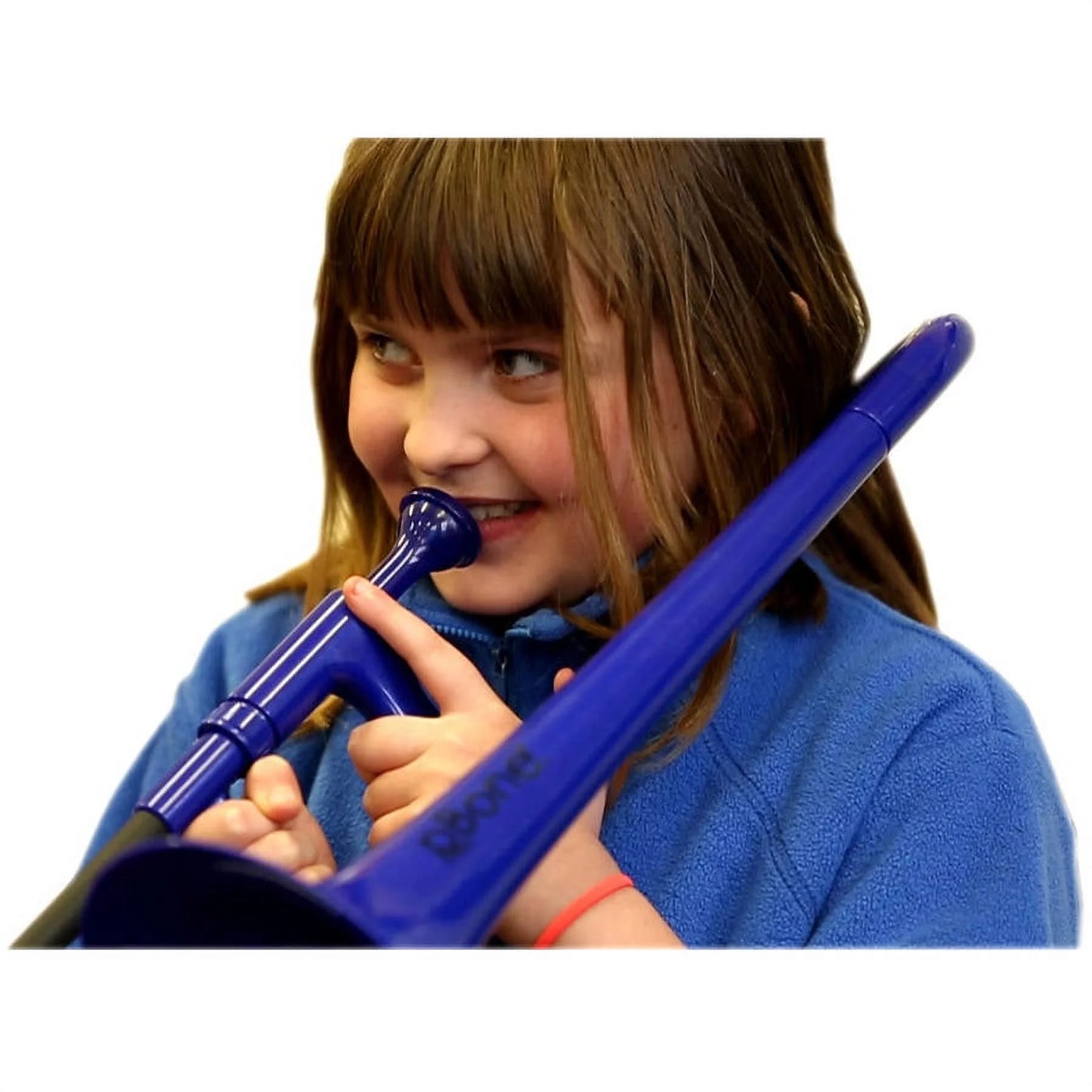 Jiggs pBone Mini Plastic Trombone for Beginners, Blue