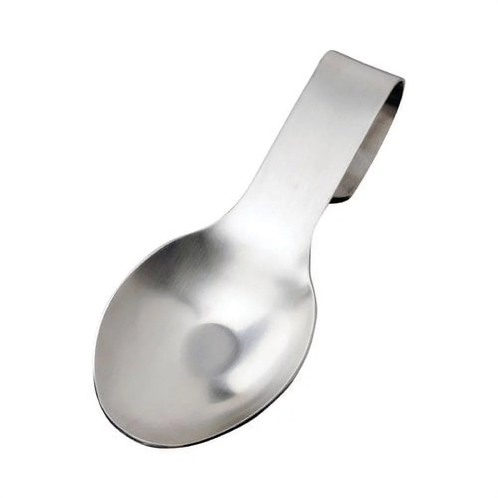 Amco Brushed Stainless Steel Spoon Rest, Dishwasher Safe