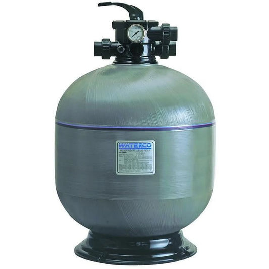 Waterco 2201224NA 20 in. 50 PSI S500 Micron Top Mount S-Series Filter with 1.5 in. Bulkhead Connection