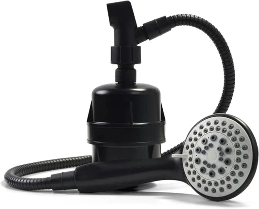 ProOne ProMax Black Handheld Shower Head Filter
