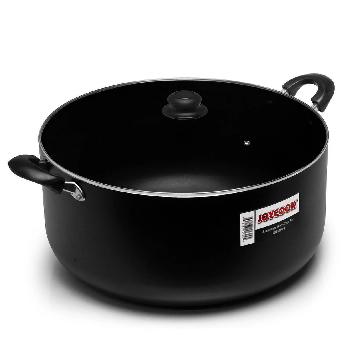 JOYCOOK Aluminum Non-Stick Dutch Oven 24QT Black