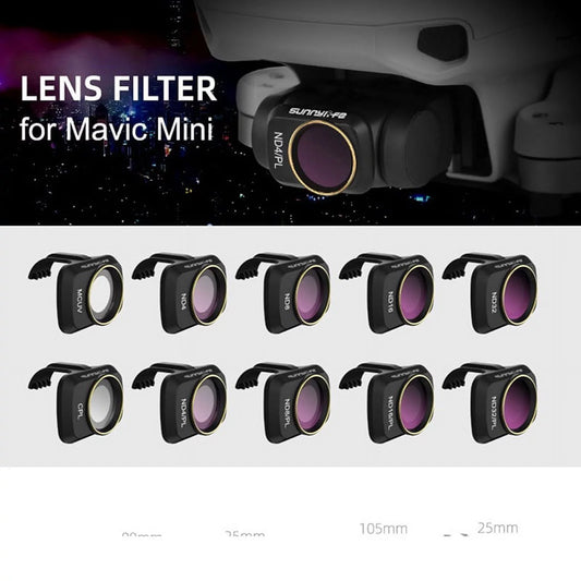 Mavic Mini 2 Gimbal Camera MCUV CPL ND-PL Lens Filter for DJI Mavic Mini Drone