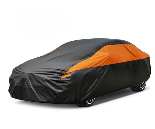 Car Cover Waterproof All Weather for Coupe Sport Car, Size A1 Length up to 163 inch,Black