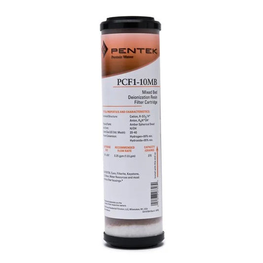 Package Of 5 Pentek PCF1-10MB Deionization Water Filter 9-3/4 x 2-2/3