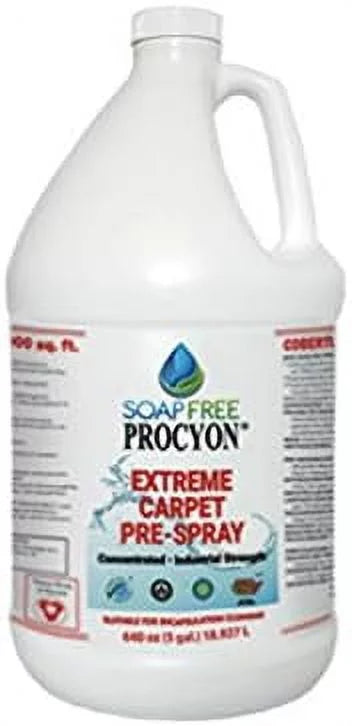 1 Each- 128 oz. Bottle Extreme! Pre-Spray Carpet Cleaner Conentrate. Use for Encapsulation Cleaning and Much More.