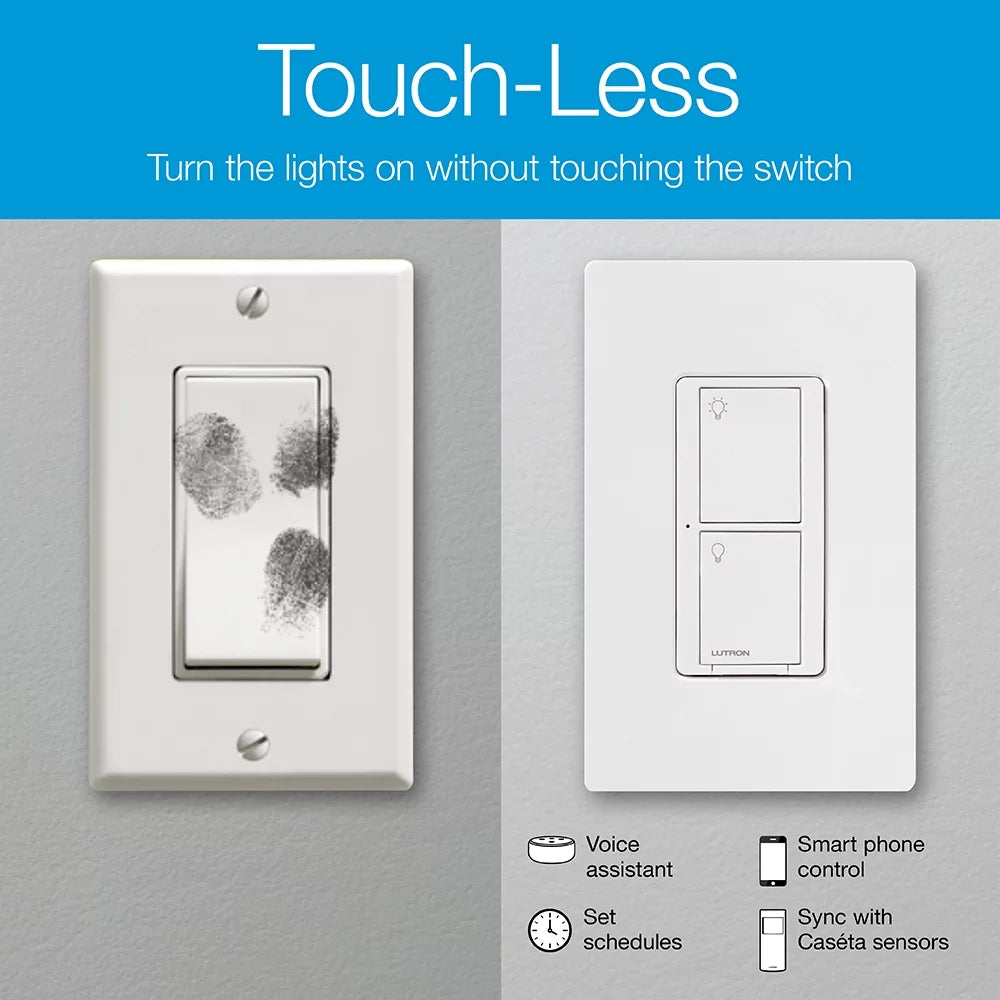 Lutron Caseta Smart Switch Kit with Remote