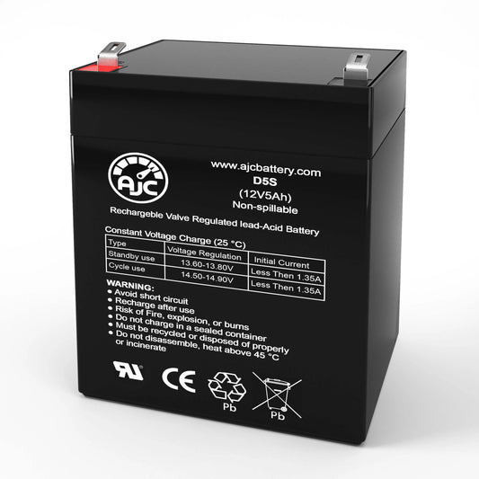 CSB HRL1223WF2 12V 5Ah Sealed Lead Acid Battery - This Is an AJC Brand Replacement