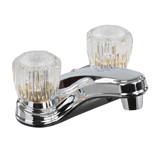 Empire Faucets Lavatory Faucet - 4in Centerset Bathroom Sink Faucet in Chrome