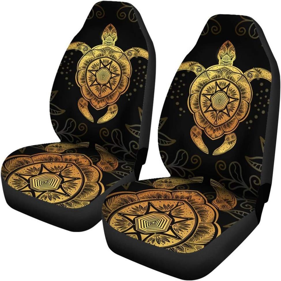 TOADDMOS Bohemian Colorful Mandala Patchwork Car Seat Covers Bucket Front Seats Protector,Universal Fit Cars,Sedan,SUV