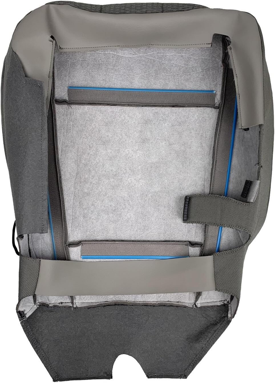Driver Bottom Cloth Seat Cover Fits F150 2015 2016 2017 2018 2019 2020, XLT Super Duty Classic Cloth Seat Protector Cushions | Front | Washable | Durable | Breathable | Light Gray