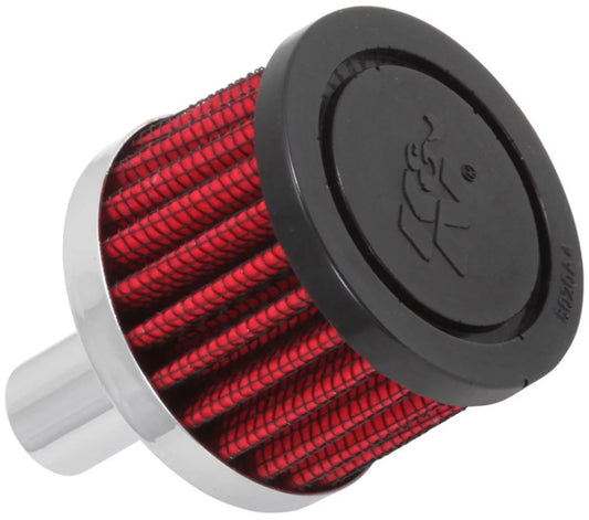 K&N Vent Air Filter/ Breather: High Performance, Premium, Washable, Replacement Engine Filter: Filter Height: 1.5 In, Flange Length: 1 In, Shape: Breather, 62-1020