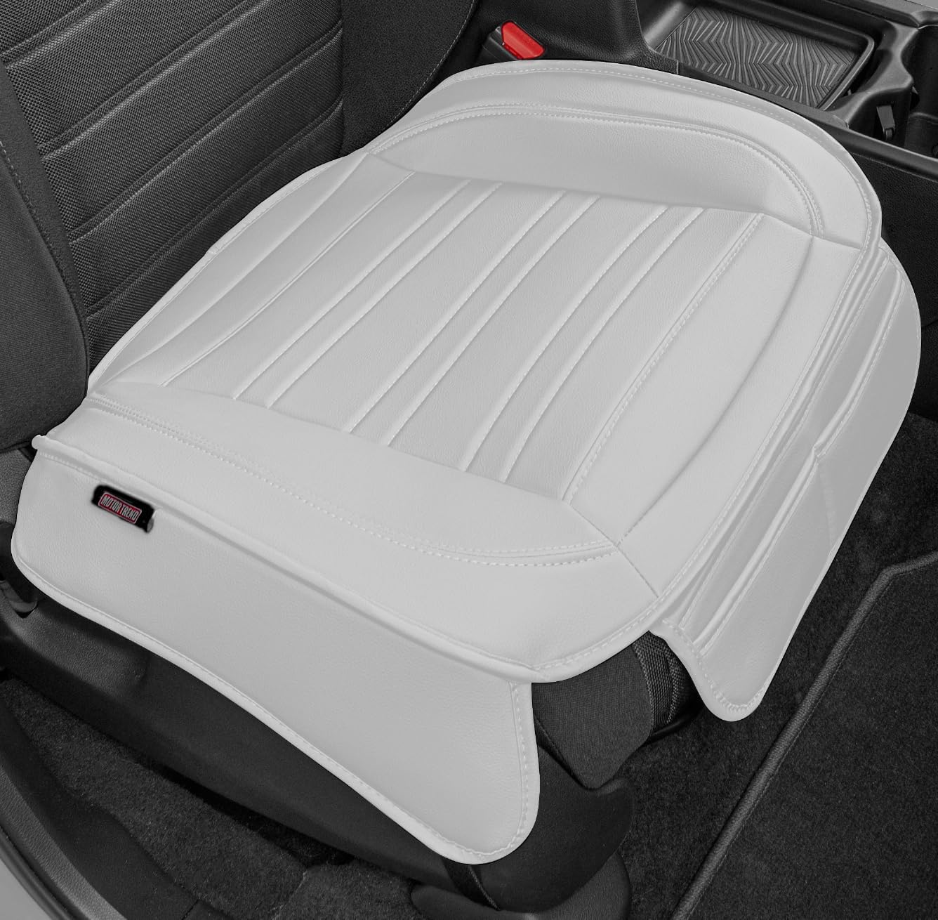 BDK Auto MTSC-421-CC: Motor Trend Pu Leather Seat Cushion/Charcoal