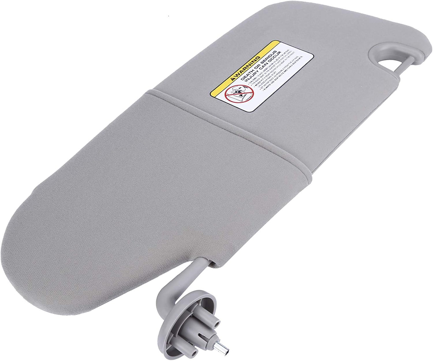 AA IGNITION Left Driver Side Sun Visor Grey - Compatible with Dodge Ram 1500, 2500, 3500 (2002-2009) - Replaces 1CT11TL2AA, 0XB05TL2AA