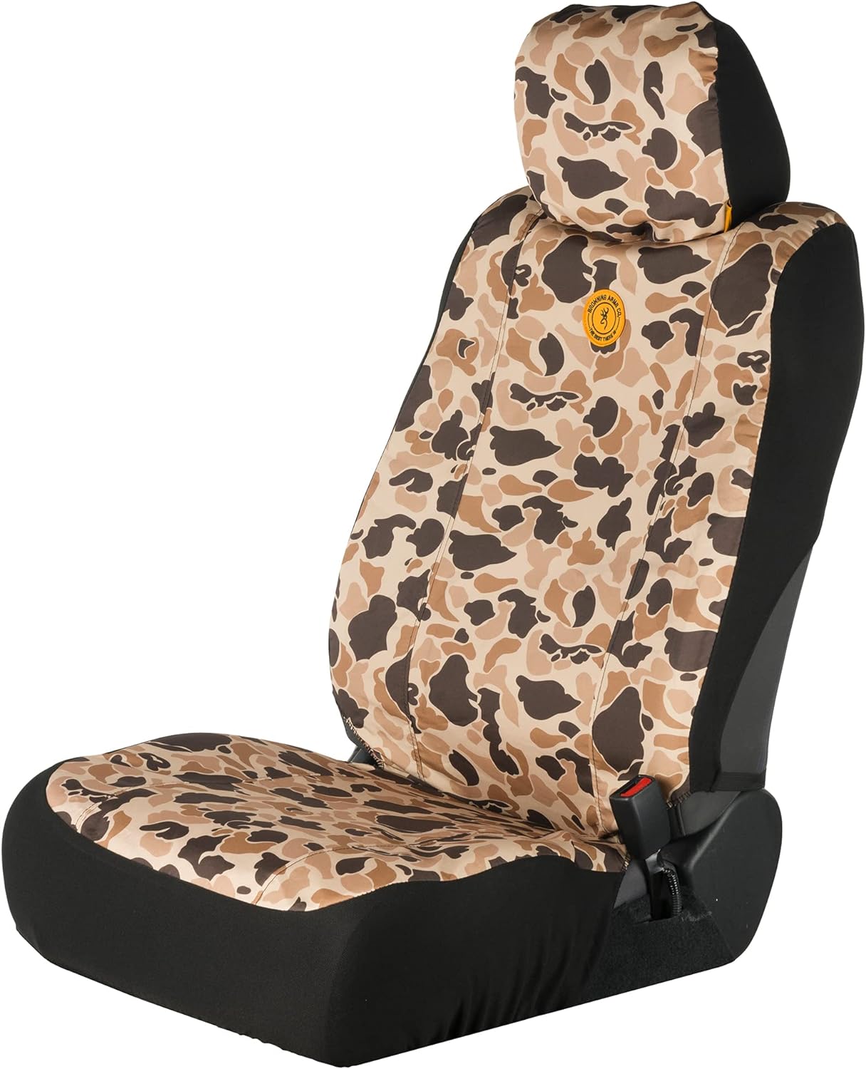 Browning Universal Low Back and Bench Seat Covers, Water and Dirt Resistant Car, Truck, and SUV Seat Covers