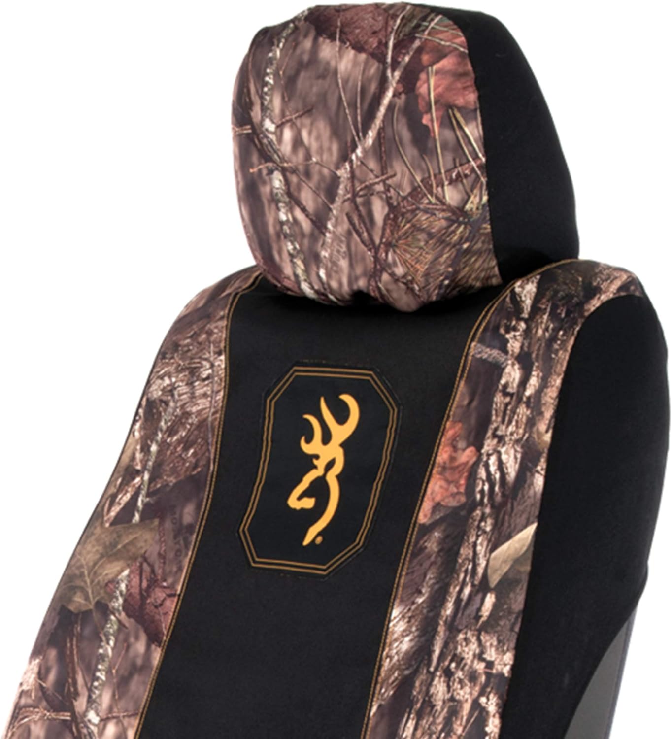 Browning Universal Low Back and Bench Seat Covers, Water and Dirt Resistant Car, Truck, and SUV Seat Covers