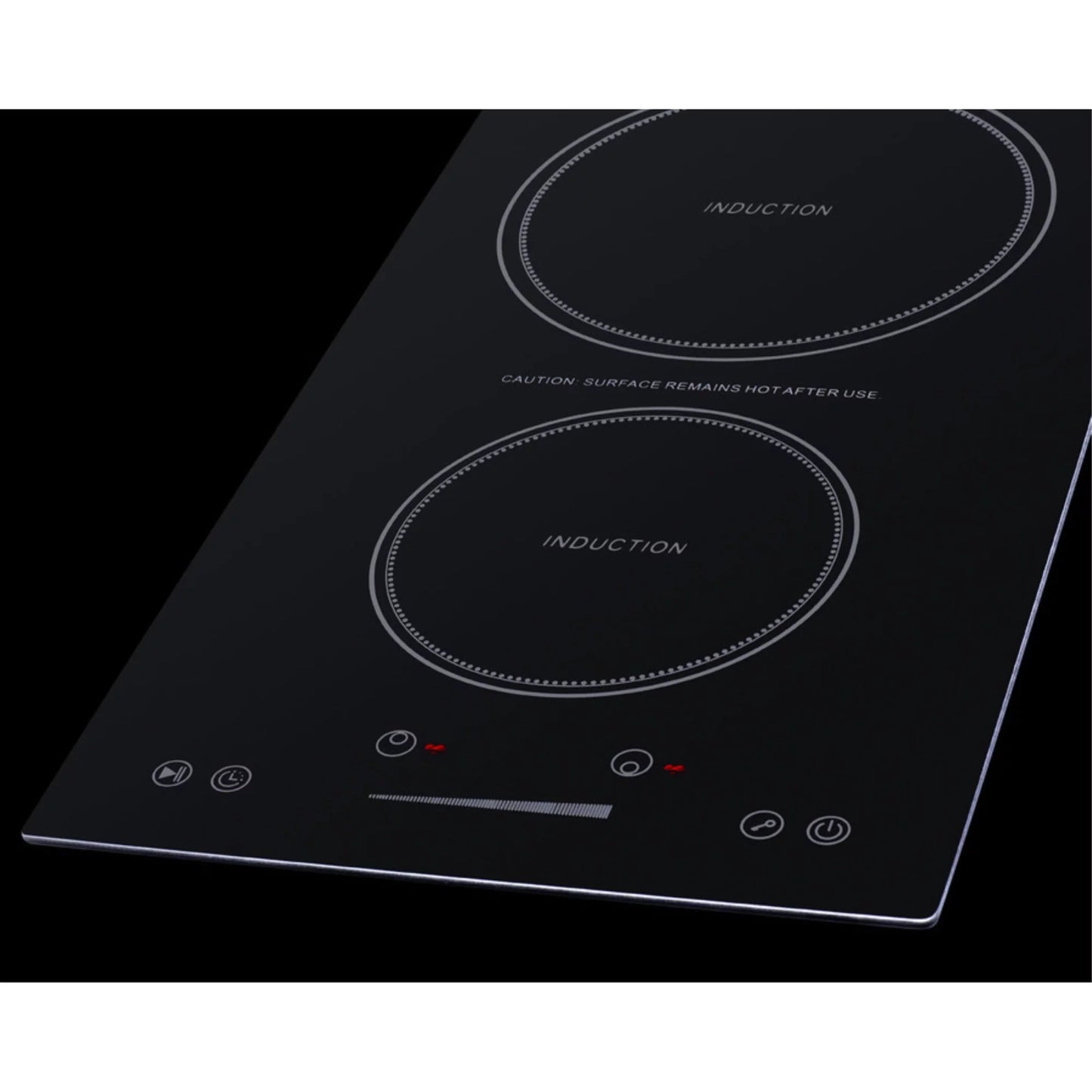Summit Sinc2b115 12 Wide 2 Burner Induction Cooktop - Black