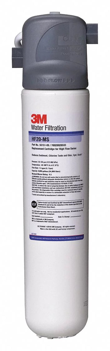 3m Water Filter System,0.5 micron,15 1/2 H  5616001