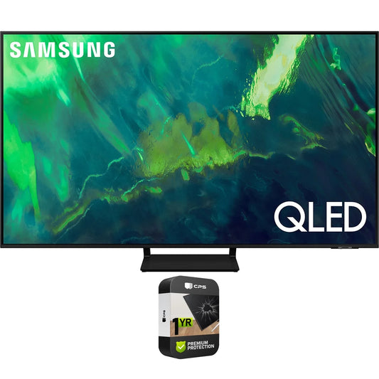 Samsung QN55Q70AA 55 inch QLED 4K UHD Smart TV (2021) Bundle with Premium Extended Warranty