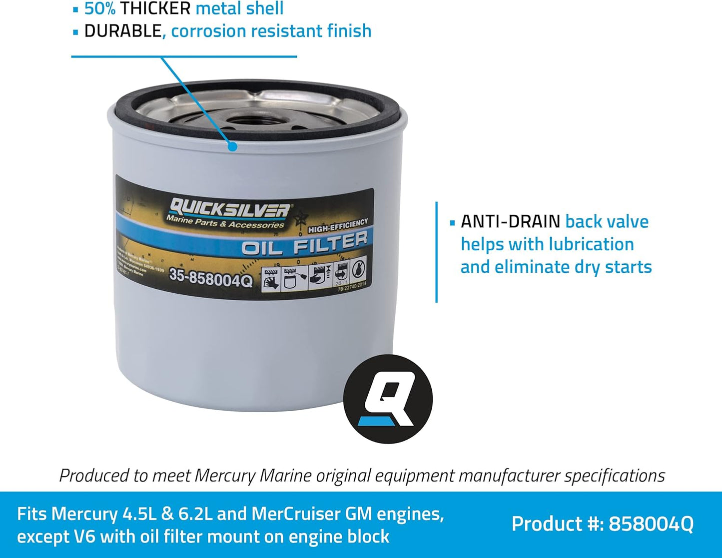 Quicksilver Oil Filter