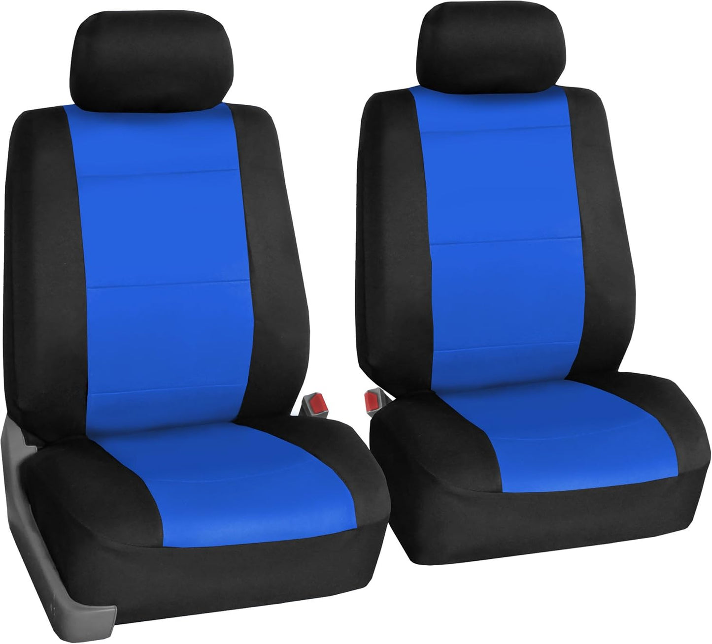 FH Group FB083BLACK102 Semi-Universal Neoprene Bucket Seat Cover Airbag Compatible