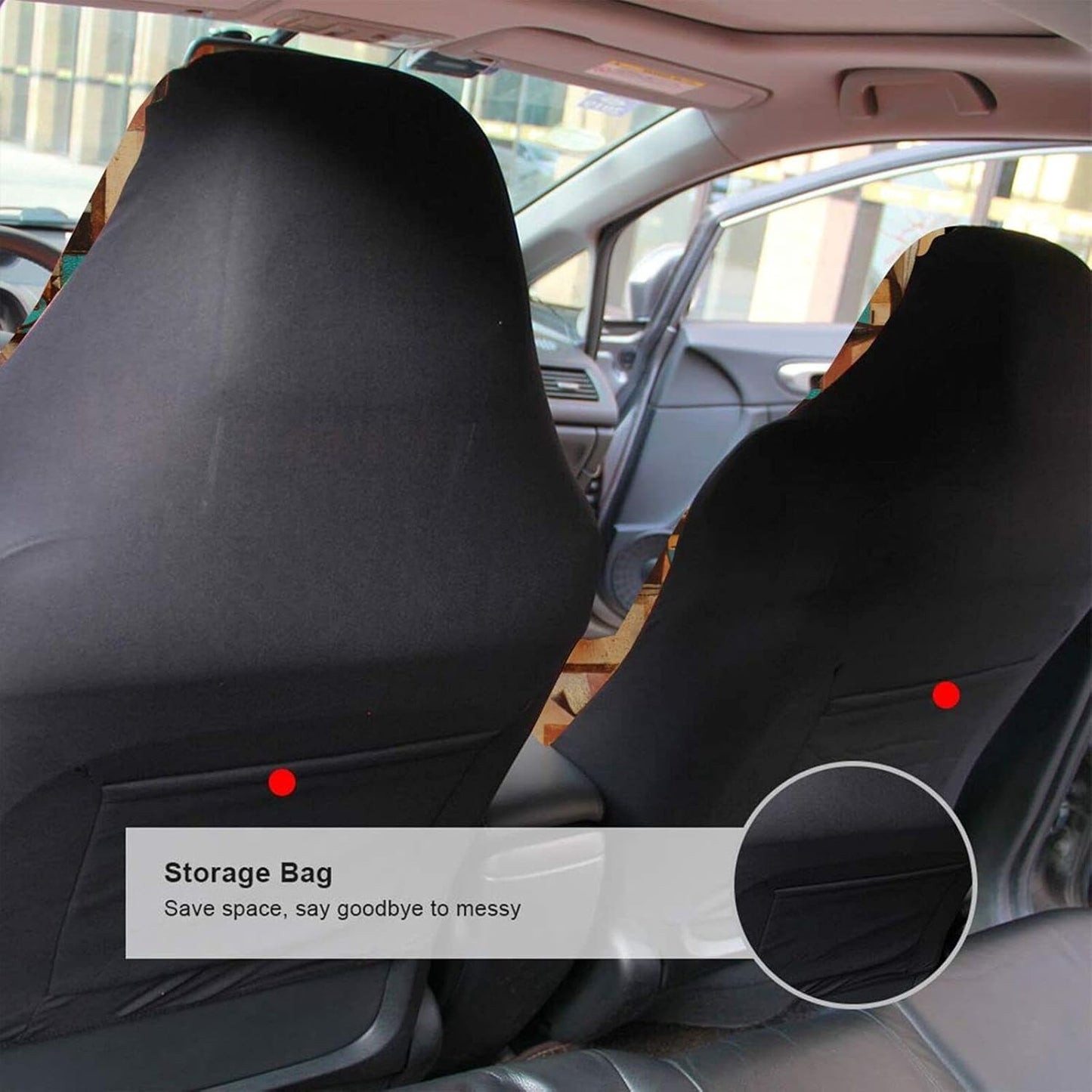 Ninegty Ethnic Aztec Native American Indian Pattern Universal Car Seat Covers Anti-Slip Seat Cover Protectors for Sedan Truck Van