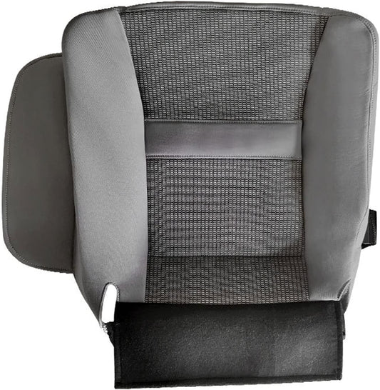 Gray Driver Side Bottom Cloth Seat Cover Replace for 2006-2008 Dodge Ram SLT 1500 and 2006-2009 SLT 2500 3500 (06-09)
