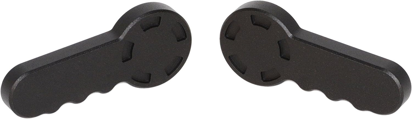 RealWheels RW221-1BP-J Billet Black Powder Coated Small Seat Handle for Jeep Wrangler