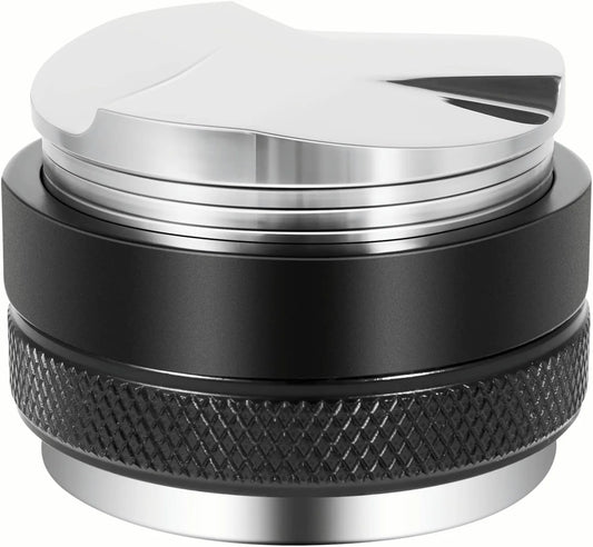 53mm Coffee Distributor & Tamper, Dual Head Coffee Leveler Fits for 54mm Breville Portafilter, Adjustable Depth- Professional Espresso Hand Tampers by GoXteam