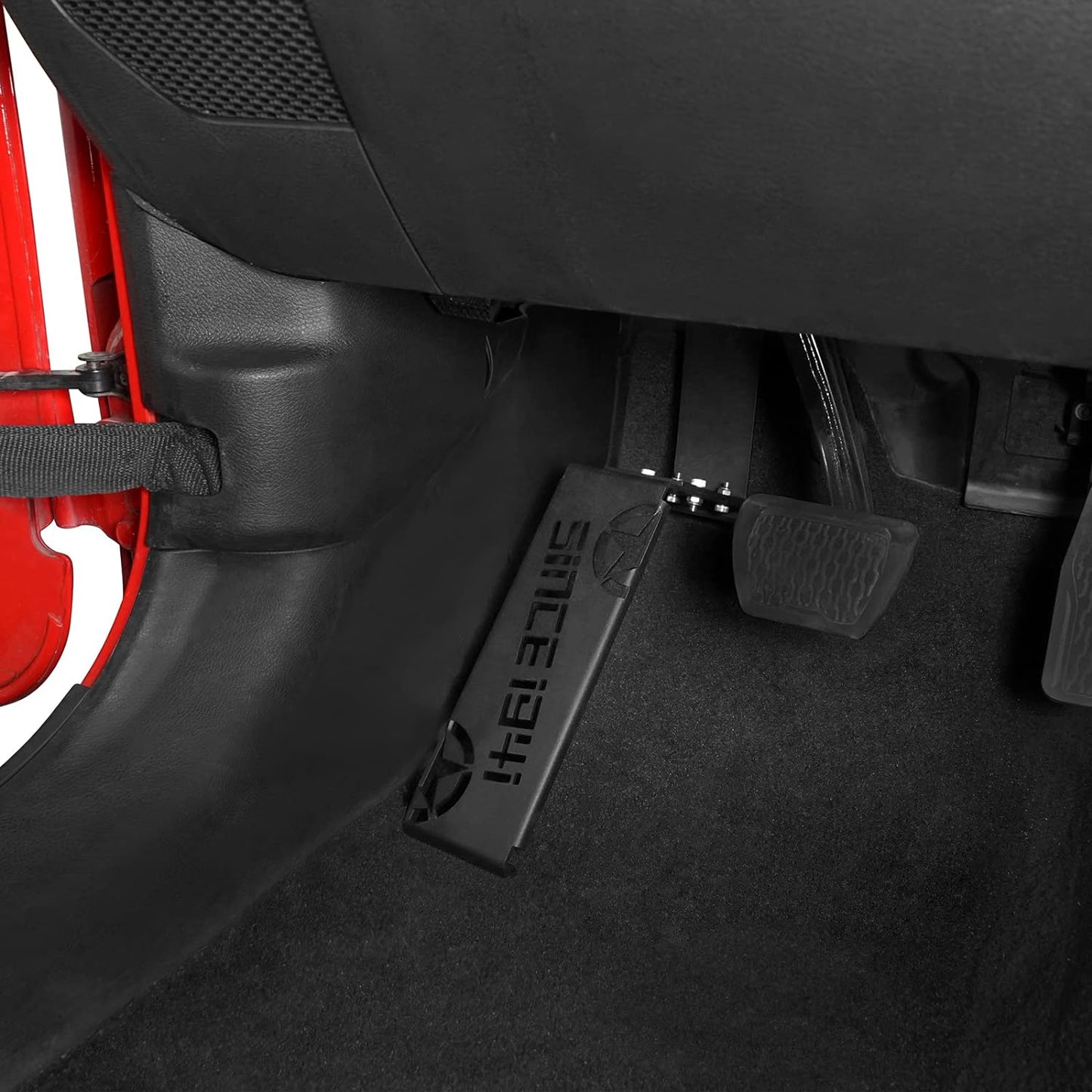 Hooke Road Dead Pedal Left Side Foot Rest Kick Panel Compatible with Jeep Wrangler JL/Gladiator JT (Excluding 4xe) 2018 2019 2020 2021 2022 2023 2024 2025