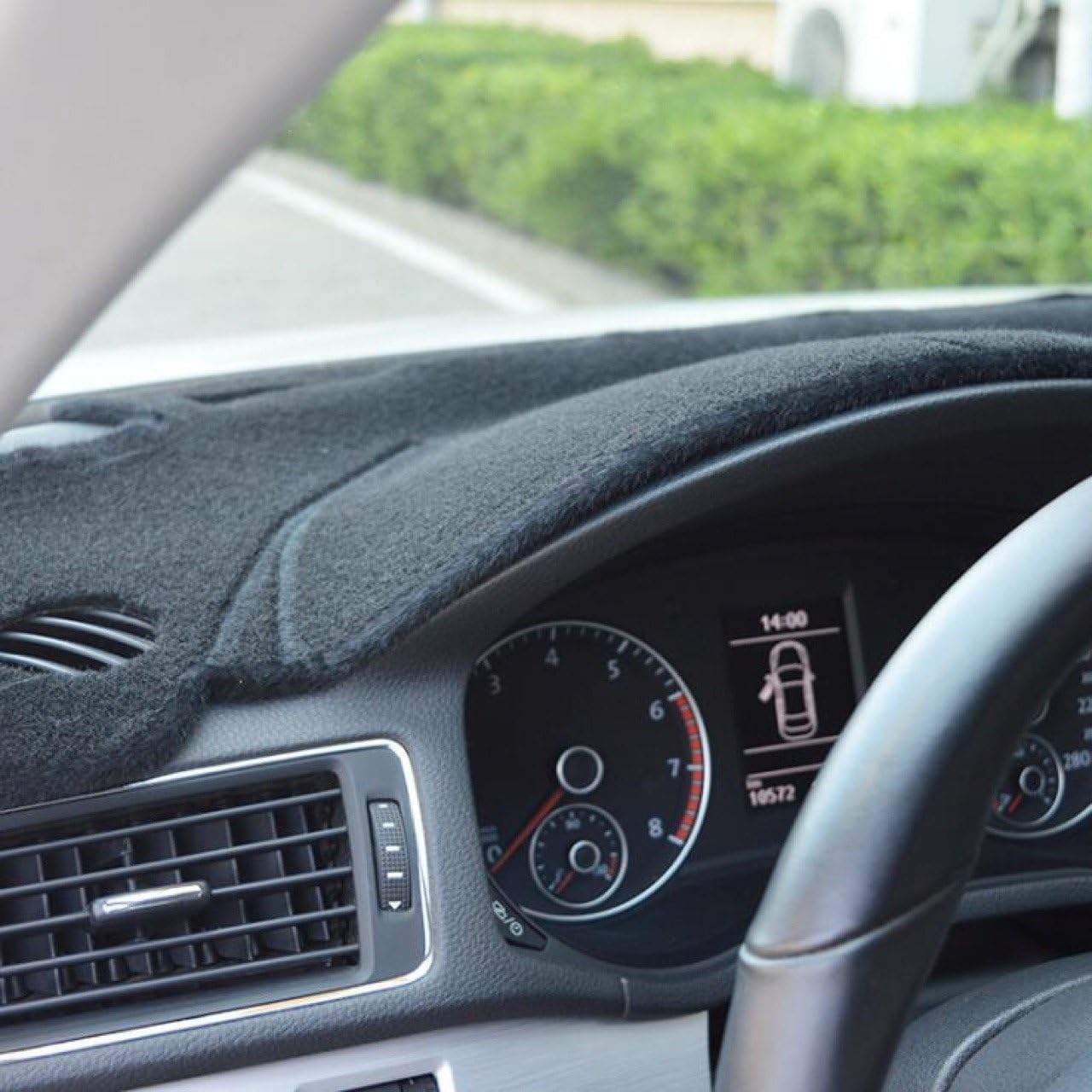 Custom Fit Dashboard Black Center Console Cover Dash Mat Protector Sunshield Cover for 2013 2014 2015 2016 2017 2018 Toyota RAV4
