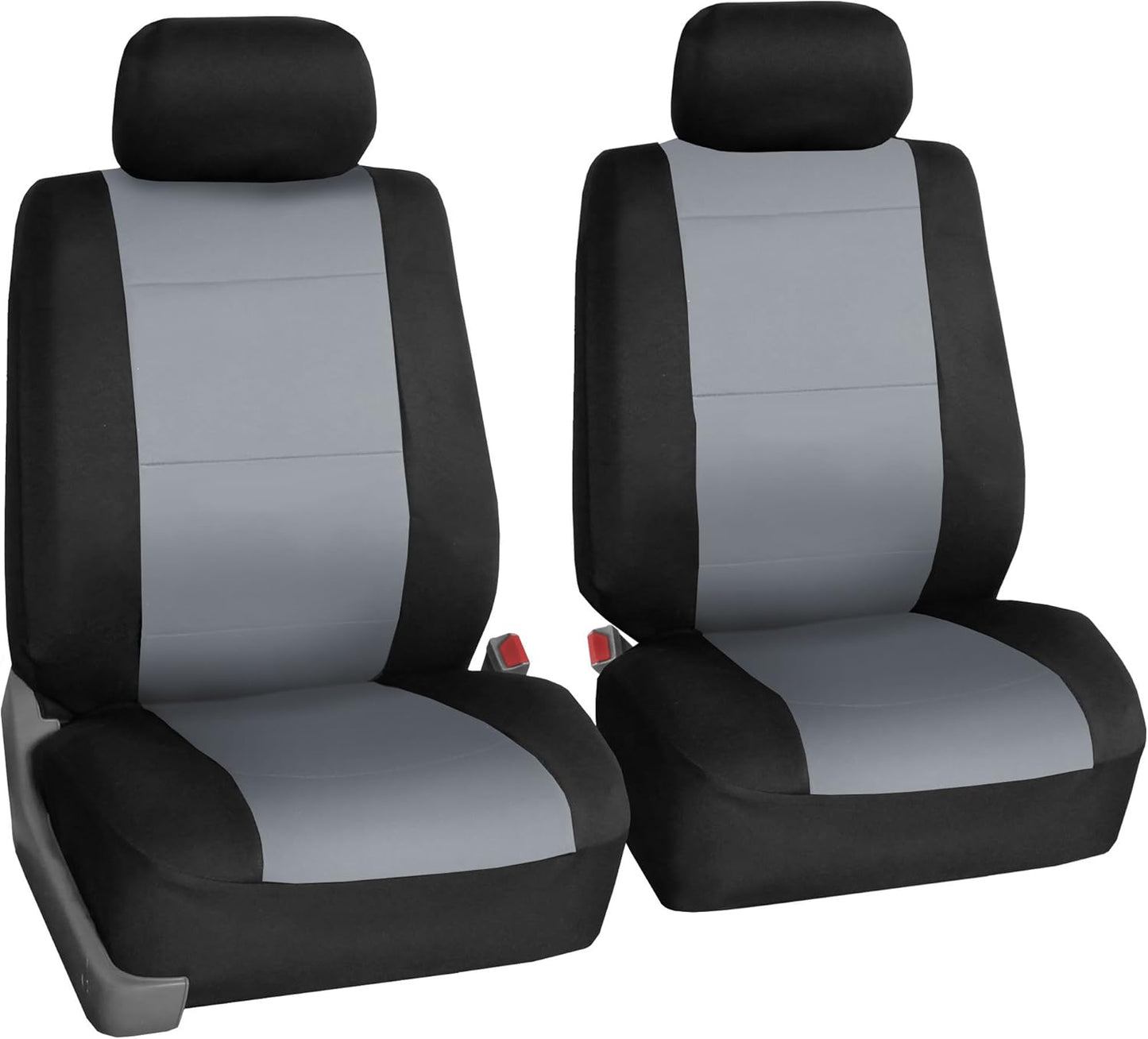FH Group FB083BLACK102 Semi-Universal Neoprene Bucket Seat Cover Airbag Compatible