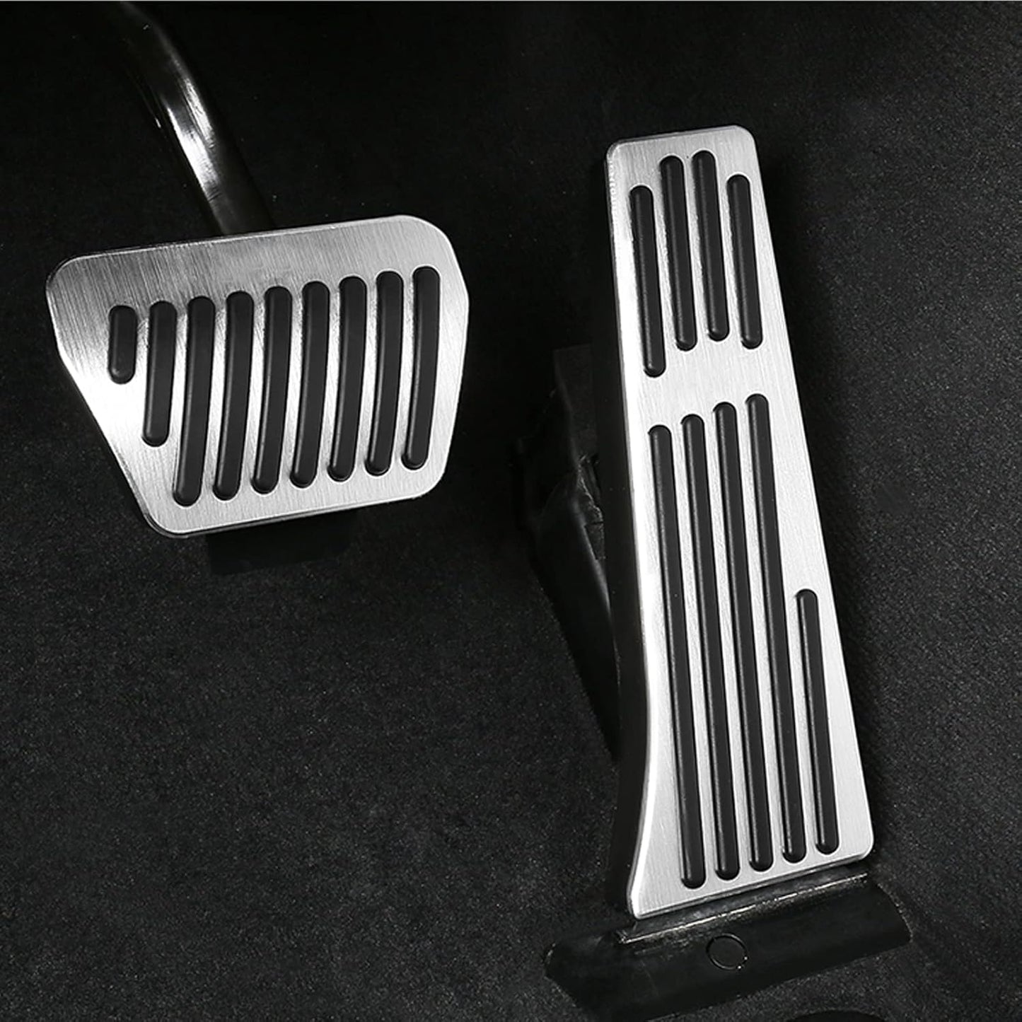 Jaronx Compatible with BMW Pedal Covers, No Drill Pedal Pads Anti-Slip Pedals Compatible with BMW 3' E90 E91 E92 E93/5' F10 F11/6' F12 F13/7' F01 F02/X3 F25/X4 F26/X5 E70/X6 E71/Z4 E89 (B Model-Red)
