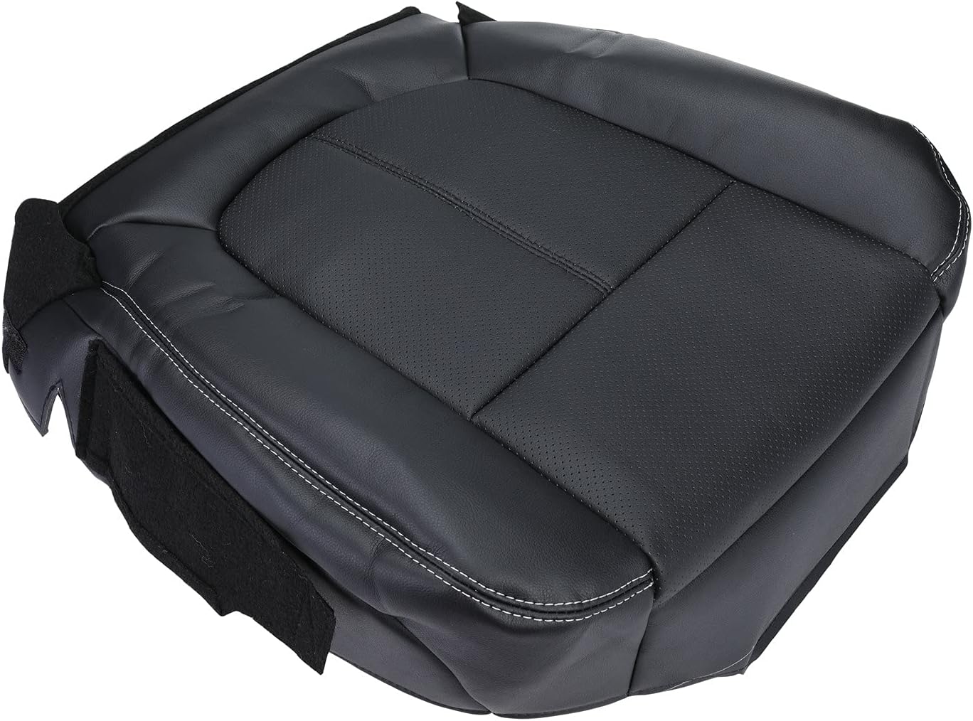 ROOSAIN Driver Bottom Perforated Leather Seat Cover for Ford F250 F350 2011-2016