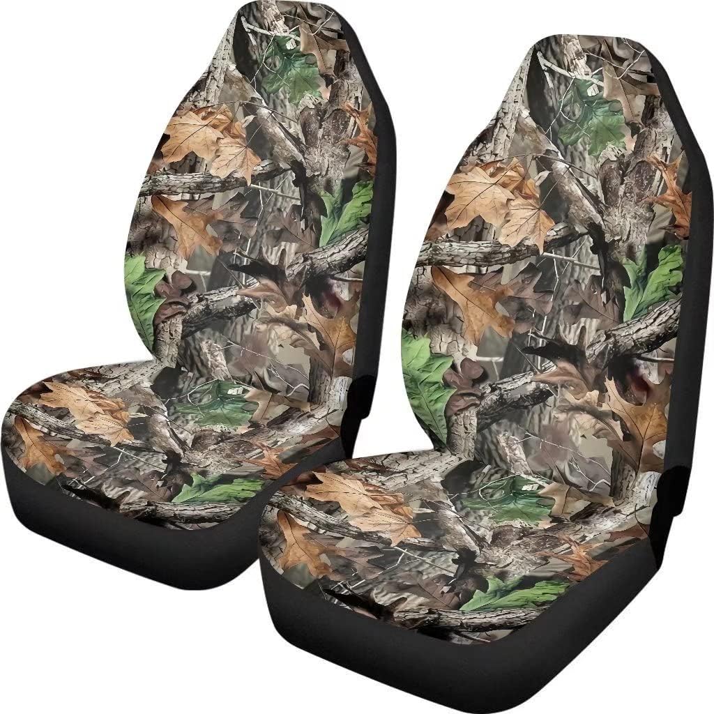 KEIAHUAN Galaxy Owl Car Seat Cover for Women Men, 2 Packs High Back Bucket Universal Fit Auto Seat Covers for Cars, Trucks, SUV, or Van