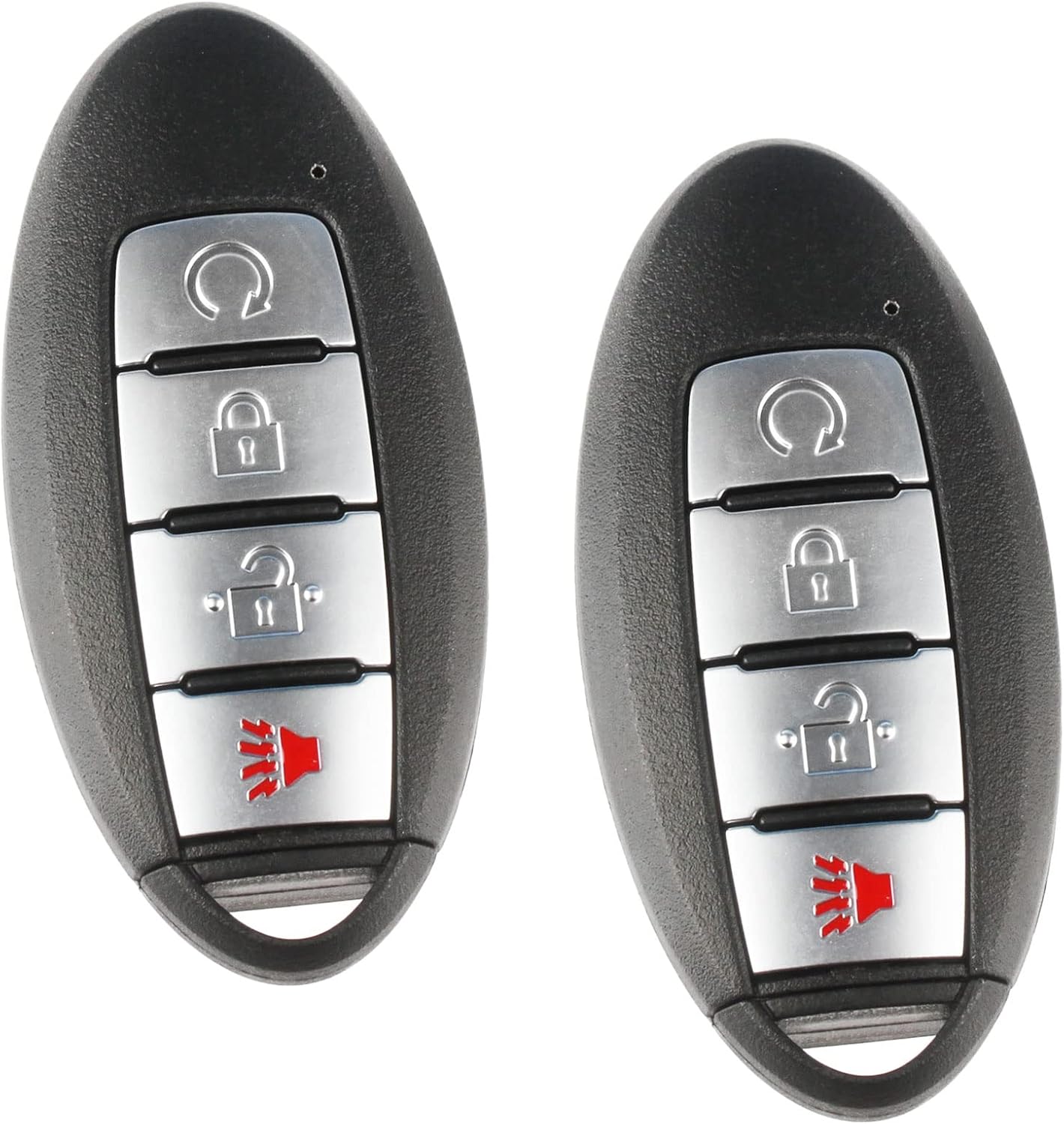 USA Remote Keyless Entry Remote Start Car Key Fob Smart 4 Button for Nissan Kicks SR SR+ SV Rogue KR5TXN3 (2 Pack)