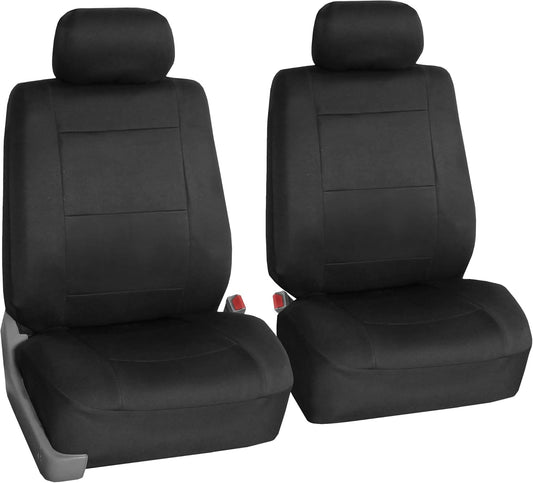 FH Group FB083BLACK102 Semi-Universal Neoprene Bucket Seat Cover Airbag Compatible