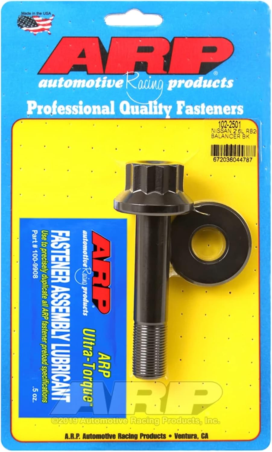 ARP 102-2501 Nissan 2.6L RB26 balancer bolt kit