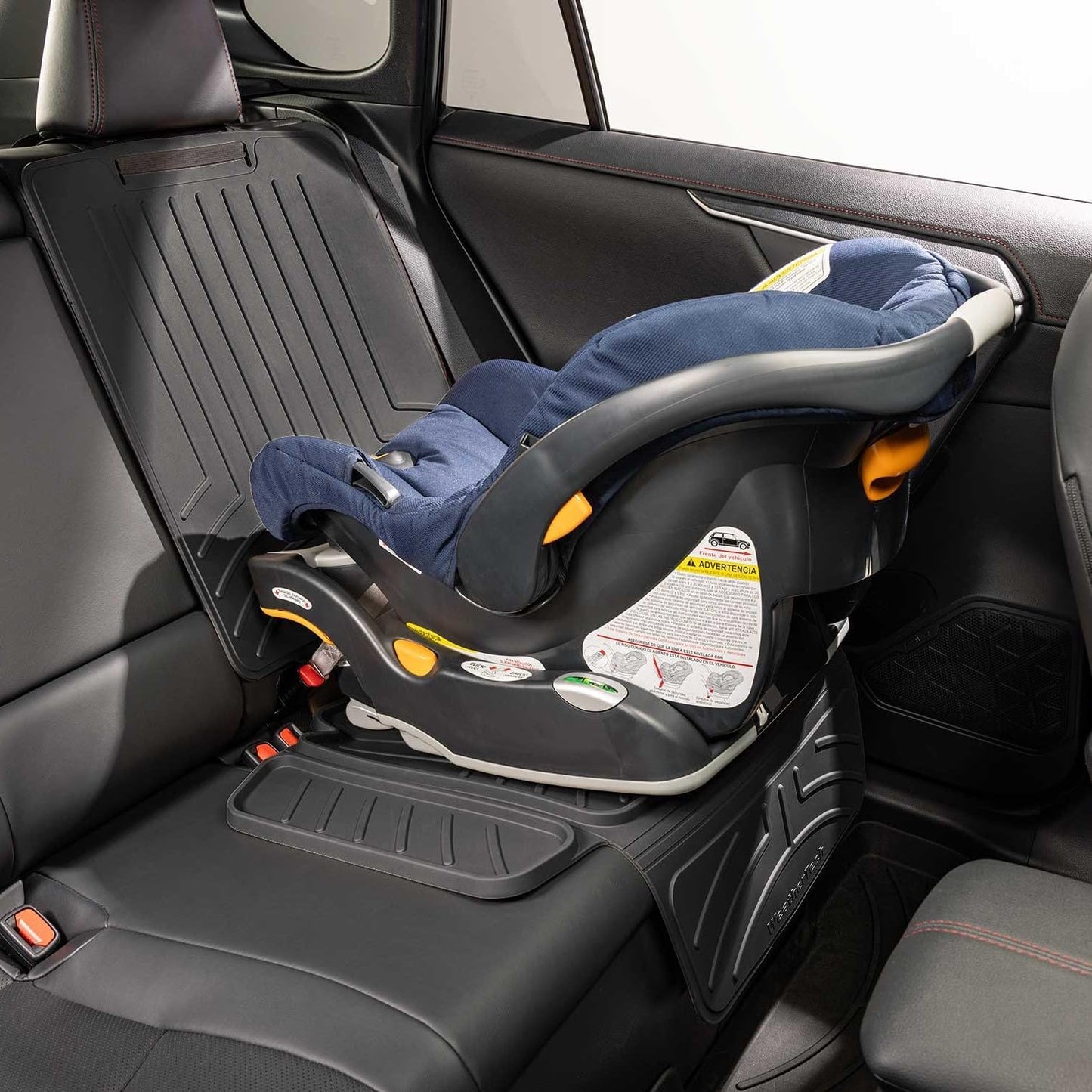 WeatherTech Child Car Seat Protector - Seat + Seat Back - Black
