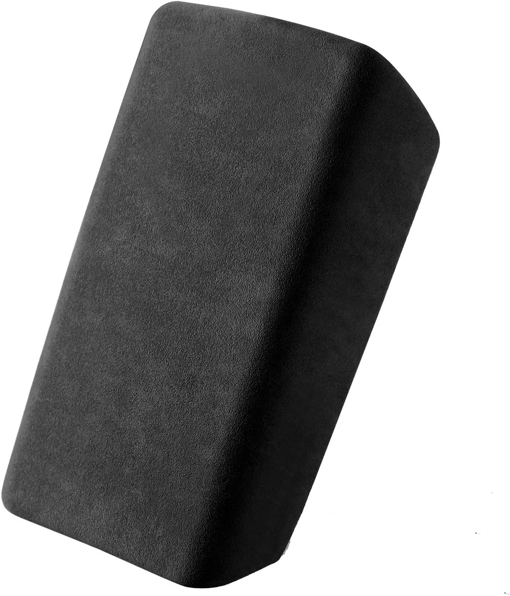 Alfanxi Car Accessories Alcantara Material Steering Wheel Cover&Door Panel&Key Covers&Holders Compatible with Tesla Model 3/Y/S (A3:Segmented Steering Wheel Cover)