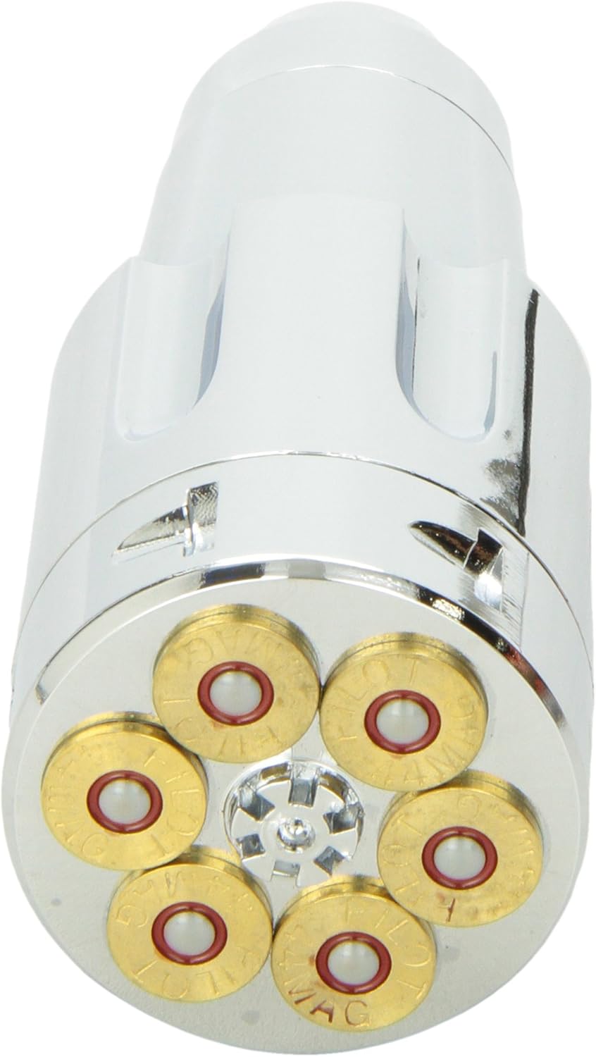 Pilot Motorsports PM-2104 Shift Knob for Manual/Automatic Transmission, Six Shooter