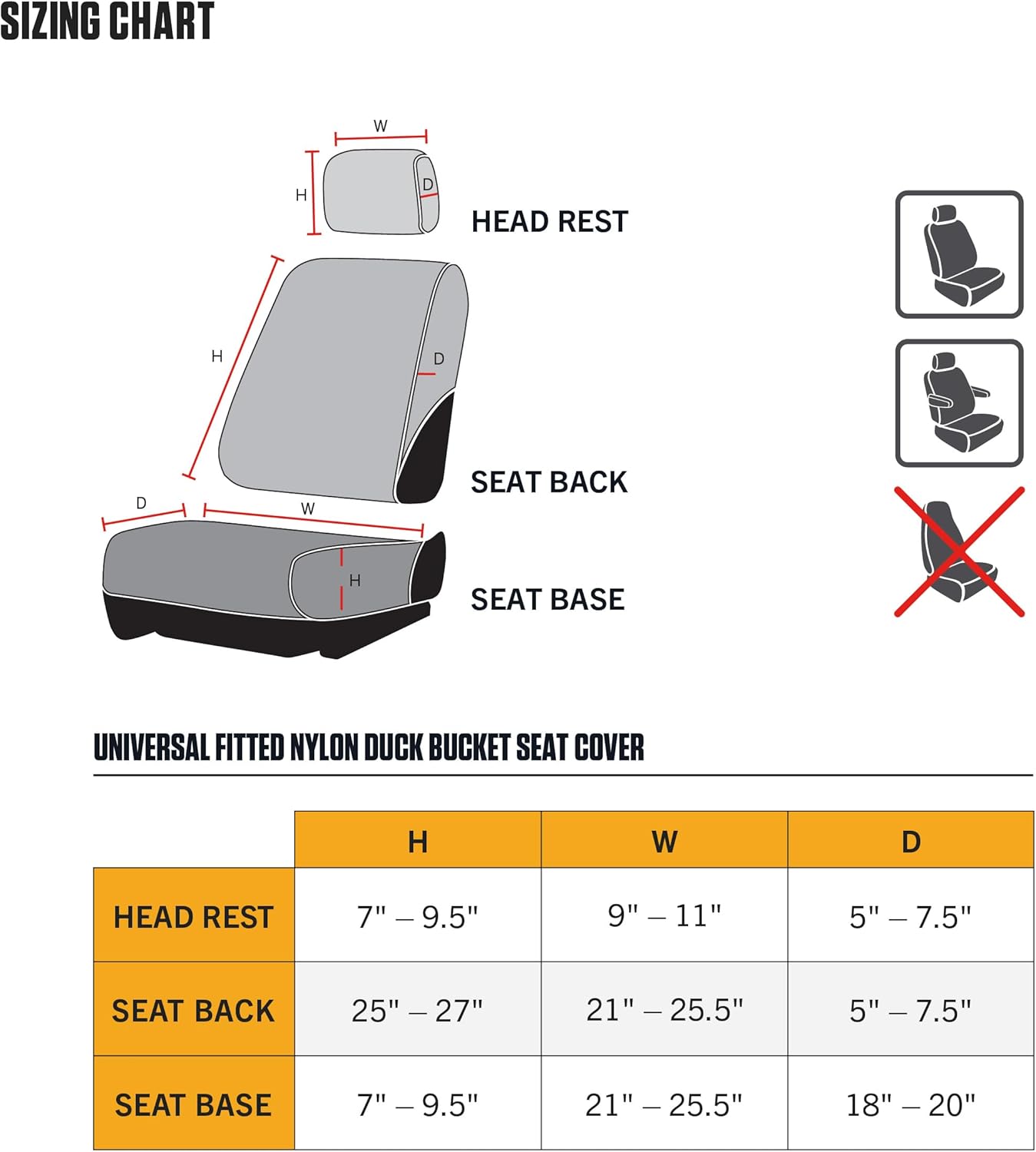 X-Games unisex Universal Low Back Seat Covers