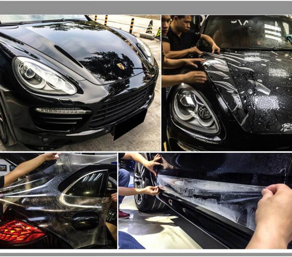 HOHOFILM PPF Paint Protection Film Car Paint Protect Anti-Scratch Film Vinyl Wrap Rhino Skin Film Clear 40"x118"
