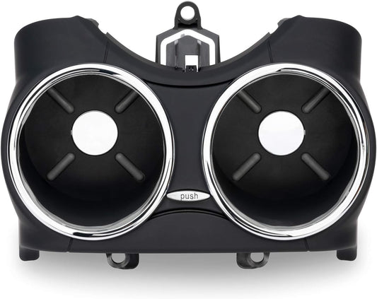 WEILEITE Replacement Chrome Car Cup Holder Compatible with W219 C219 CLS500 CLS63 AMG CLS55 AMG CLS63 CLS500 2006-2011 Replace 2196800414 21968004149051(Black)