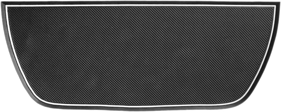 Auovo Dashboard Mat Liner for Dodge Ram Pickup 1500 2500 3500 2011-2018 Interior Accessories Car Dash Trim Rubber Pad Cover Soft Tray(1 PCS) (White)
