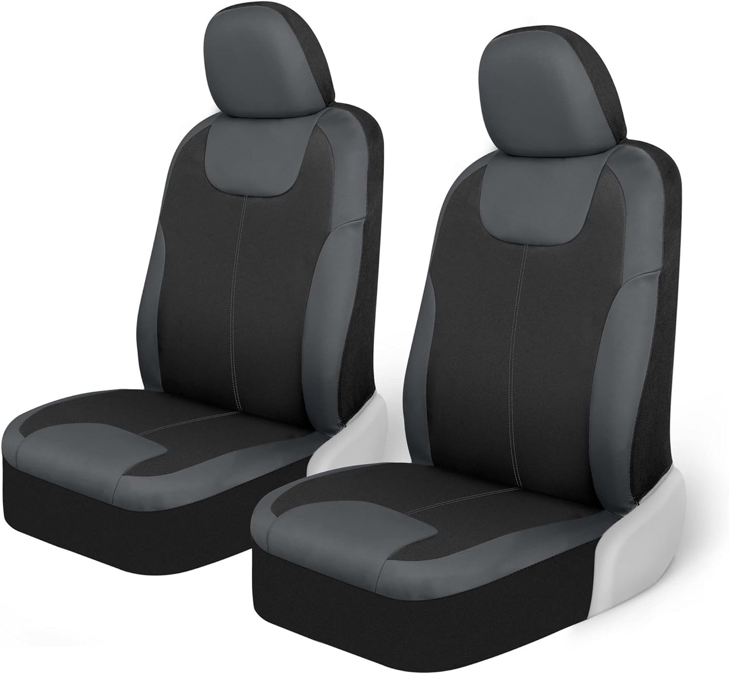 BDK Auto MTSC-234-GR: Motor Trend Leatherette Duotone 4Pc